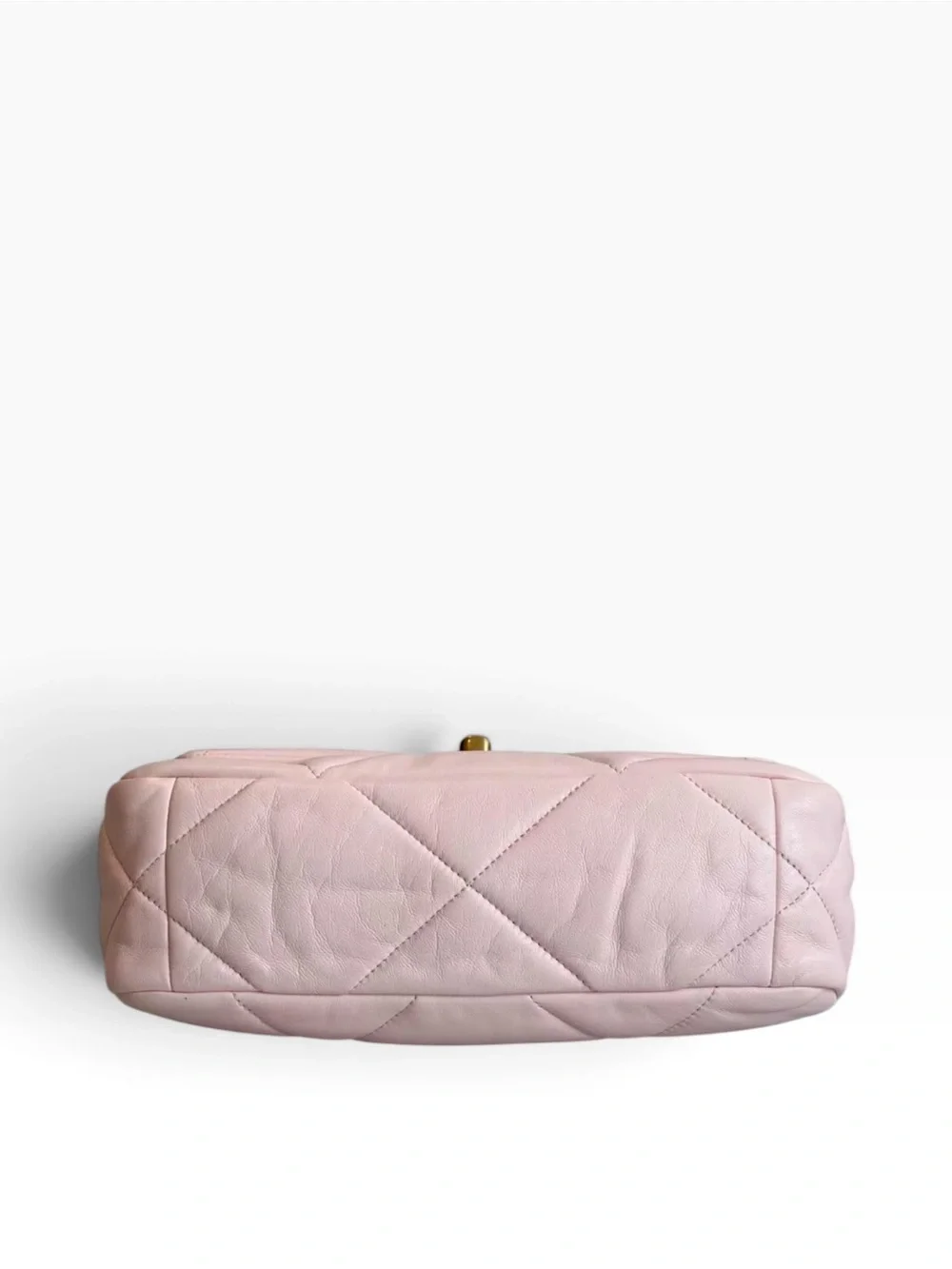 Chanel 19 Pink Quilted Lambskin Flap Shoulder Crossbody Bag Mixed Metal Chain